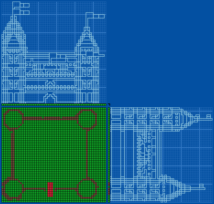 Eye of Ender Statue - Blueprints for MineCraft Houses, Castles